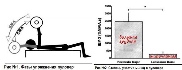 Упражнение пуловер. Изучаем от А до Я. (Расширяем грудную клетку).Большинство новичков, что приходит ... - 5