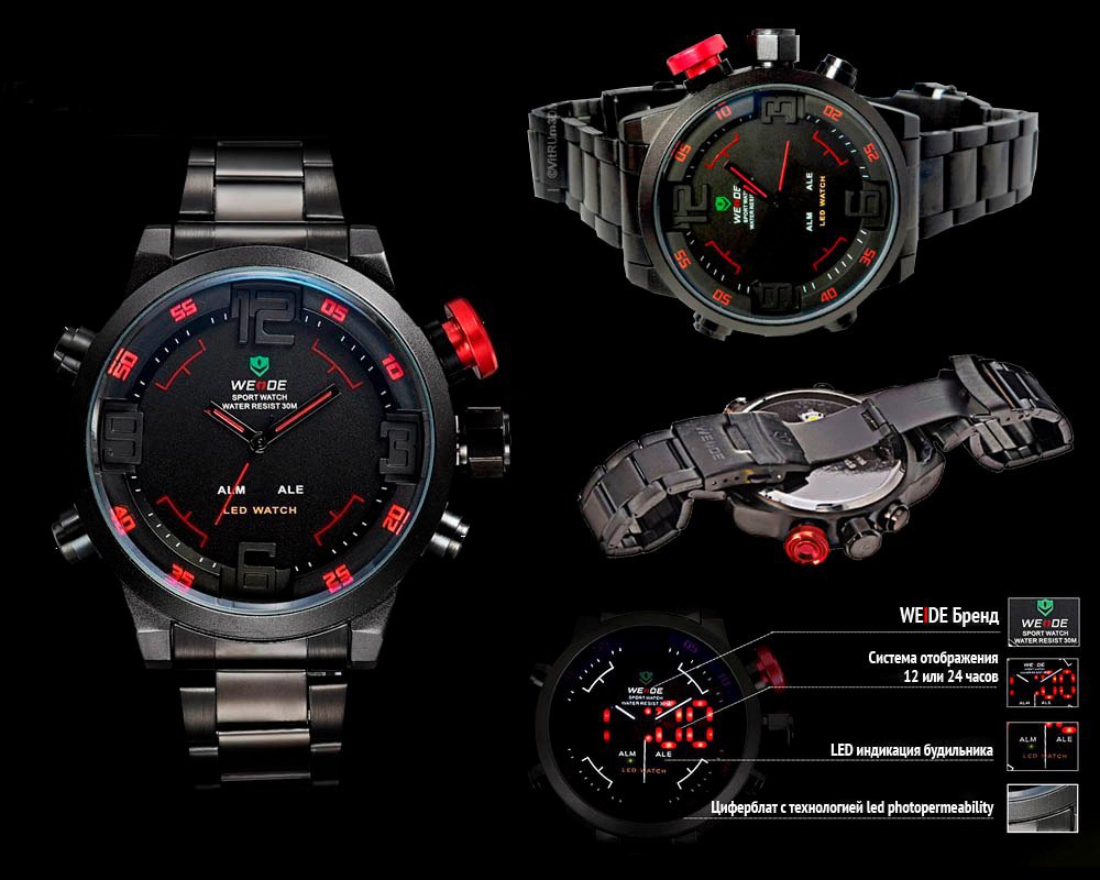  LED- WEIDE Sport Watch -    c  !  ... - 4