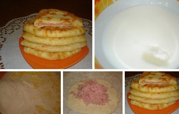 Сырные лепешки за 15 минут.Получаются очень сочные и хрустящие :)Ингредиенты:Кефир — 1 стак.Соль — ...