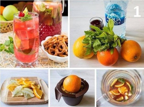 5 рецептов ЛИМОНАДА для жарких дней! 1. Вишневый лимонад Ингредиенты на кувшин 1,5 л: 1 крупный ...