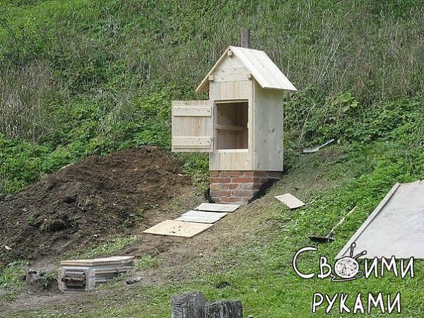 Самодельная коптильня холодного копчения - 9