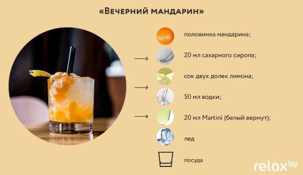 5 простых нетипичных коктейлей для домашней вечеринки.#напитки@bon