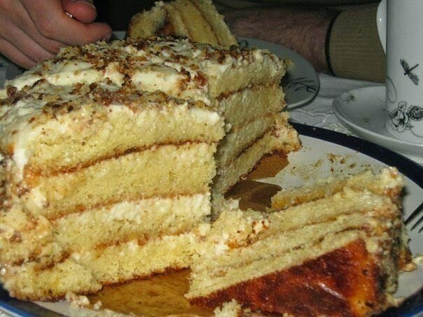 Самый простой и самый нежный торт - ЛАКОМКА.Ингредиенты:для коржейВ этом рецепте два коржа, но можно ...