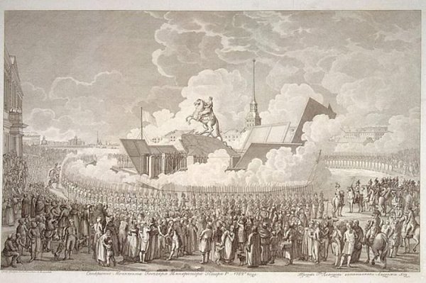 Интереснейшие факты о Медном всаднике.Памятник Петру I, получивший название Медный всадник с легкой ... - 3