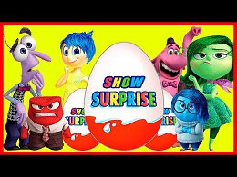 Surprise Show!!! Kinder Surprise - Inside Out. Головоломка новый мультик Киндер сюрприз!!!