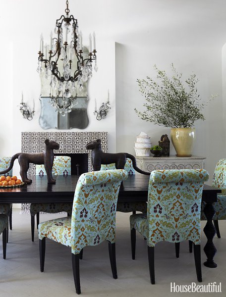 Интерьер в полностью марокканском стиле с использованием черно-белой цветовой гаммы с добавлением ... - 2