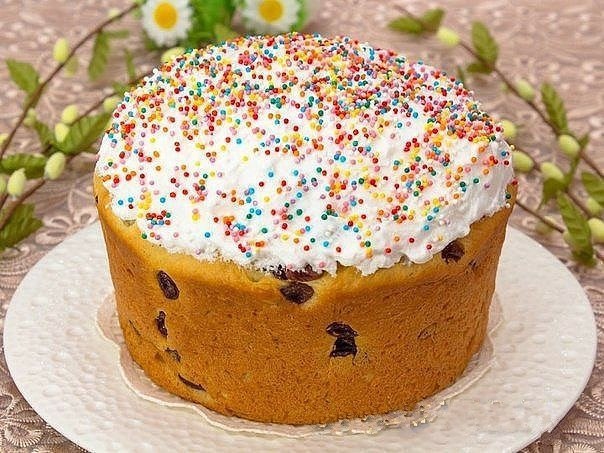 Пасхальный кулич на сметане. Потрясающие куличи! Нежные, мягкие, ароматные! Очень рекомендую ...