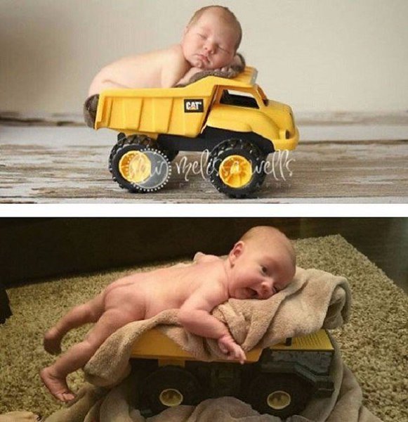 Ожидание и реальность: 10 забавных фотоснимков малышей, которые должны были выглядеть, как в ...