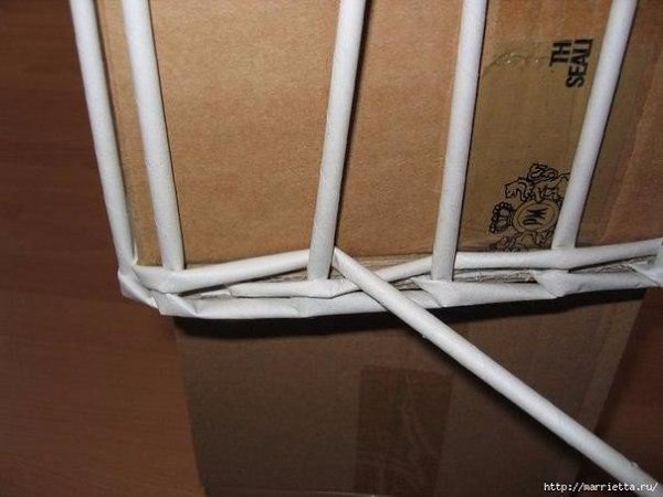 Плетем корзинки из газет. - 5