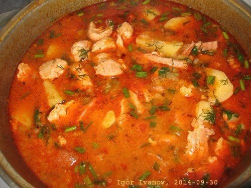 Жаркое по-Уральски.Очень вкусно и очень сытно! Ингредиенты:300 гр. грудинка копчёная600 гр. свинина1 ... - 9