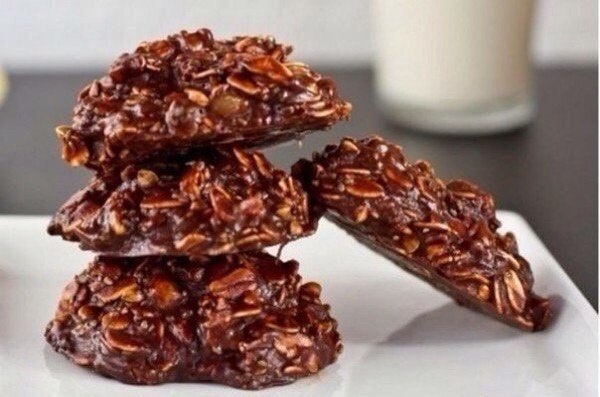 Приготовить вкусное печенье за 5 минут? Запросто! Предлагаем здоровый рецепт шоколадного овсяного ...