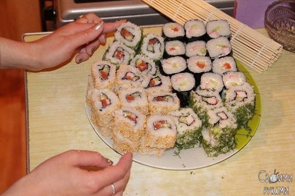 Мастер-класс по приготовлению роллов