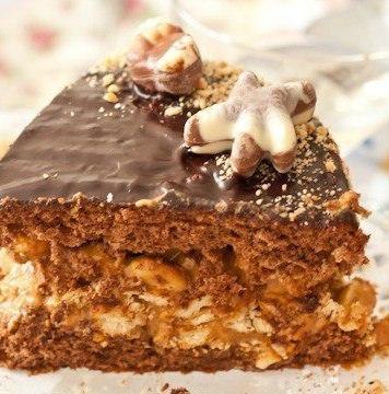 Торт "Сникерс". Сегодня попробовала очень вкусный тортик, делала быстро, для обеденного ... - 2