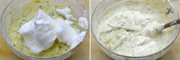 Оладьи с кабачками и сыром. Вкуснейшие оладьи на молоке с добавлением в тесто измельченных листьев ... - 7