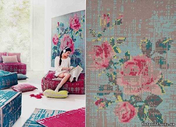 Дизайнеры тоже вышивают крестиком. - 3