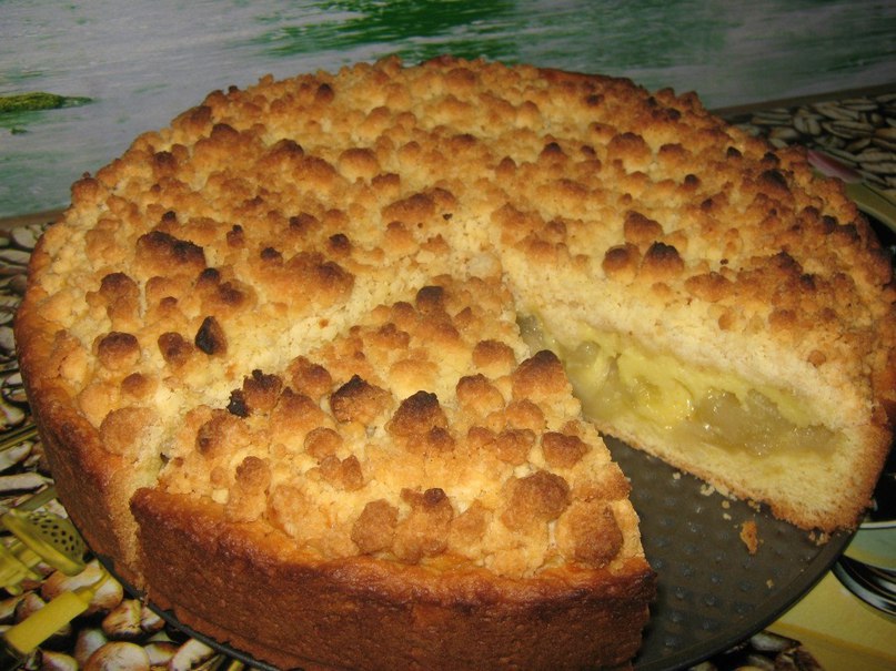 Царский яблочный пирог.Автор: Катерина Горохова-ШмаковаПотрясающе вкусный пирог на песочном тесте с ...