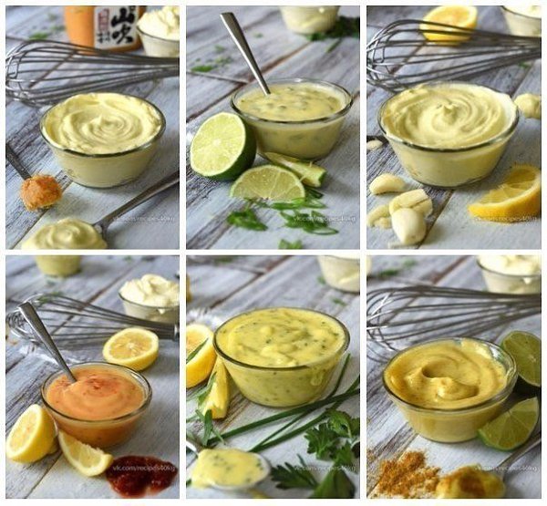 Вкусная и полезная замена майонеза.Есть очень много рецептов разных соусов вкусных и более полезных ...
