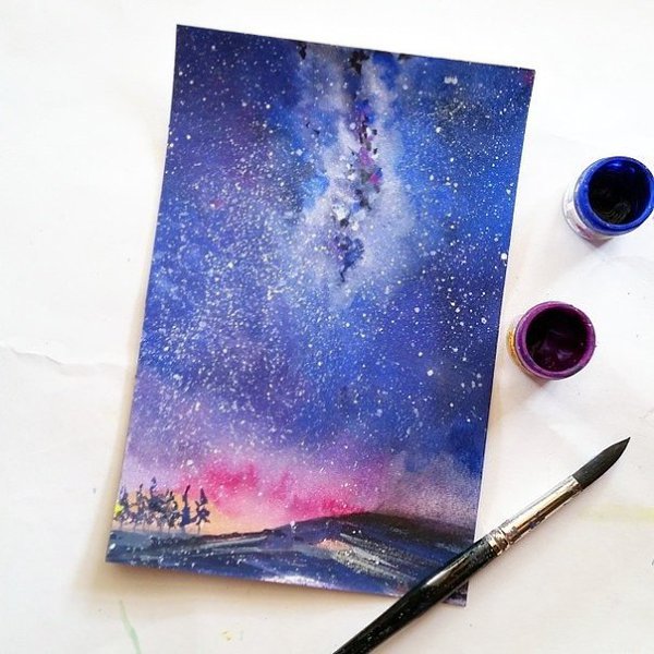 Акварели 14-летней художницы под ником Jinerart.#творчество@ideas.life - 7