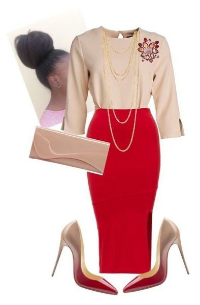 Стильные идеи с юбкой - карандаш! Сохрани себе! - 2