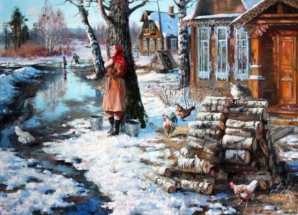Не сомневайся! Всё случится: капели звон и пенье птицы За занавешенным окном. И неба синь. И солнце ...