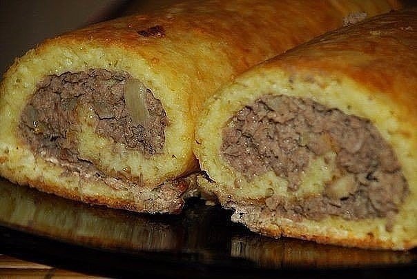 СЫРНО-МЯСНОЙ РУЛЕТ просто объеденье! .Обязательно приготовьте! Ставьте