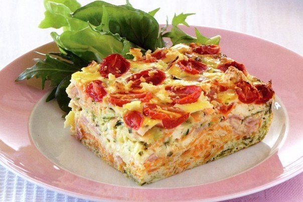 Вкуснейшая овощная запеканка.на 100 грамм - 63.67 ккалИнгредиенты: 300 г цветной капусты, 2-3 шт ...