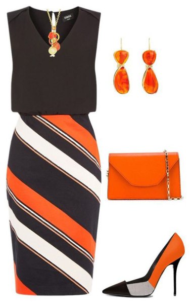 Стильные идеи с юбкой - карандаш! Сохрани себе! - 6