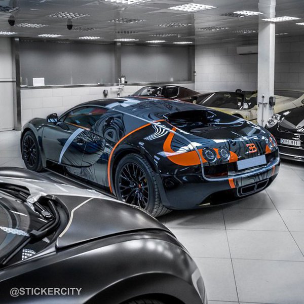 Black Chrome Bugatti Veyron Super Sport - 3