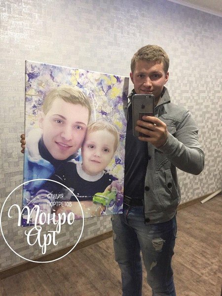 Сколько стоит радость близкого человека? Ровно столько, сколько портрет от студии Монро Арт. ... - 6
