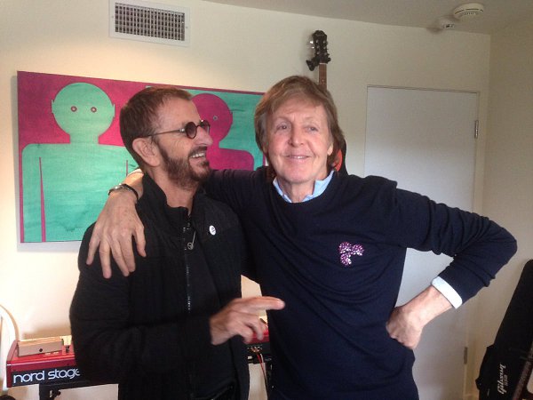 Ringo Starr--Thanks for coming over man and playing Great bass. I love you man peace and love..