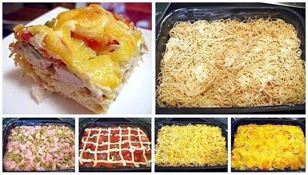 Потрясающе вкусно и очень просто! Приготовьте обязательно! МАКАРОША Ингредиенты: - Яйцо — 3-4 шт. - ...