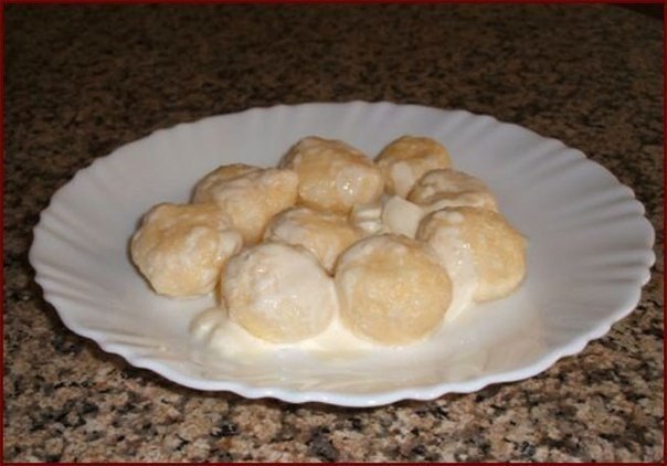 Творожно-манные ленивые вареники.Ну очень вкусные ленивые вареники! Нежные и почти невесомые! Данных ...