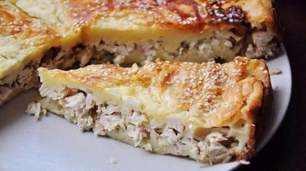 Куриный лентяй.Ингредиенты: Вареное куриное филе - 300 гр Мука - 50 гр Яйцо (некрупное) - 2 шт ...