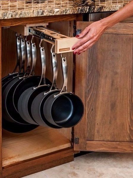 8 чертовски удобных способов сэкономить место на кухне - 7