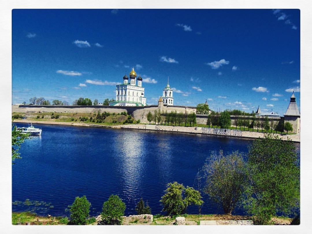 Pskov's heart. And the most picturesque scenery. Piece, Spring and clean air. @ , 