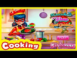 Miraculous Ladybug Real Cooking. Girls cooking games.