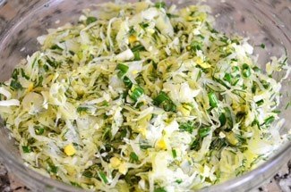 Пирог с капустой на скорую руку, фото рецепт.Очень простой рецепт пирога, который можно приготовить ... - 5