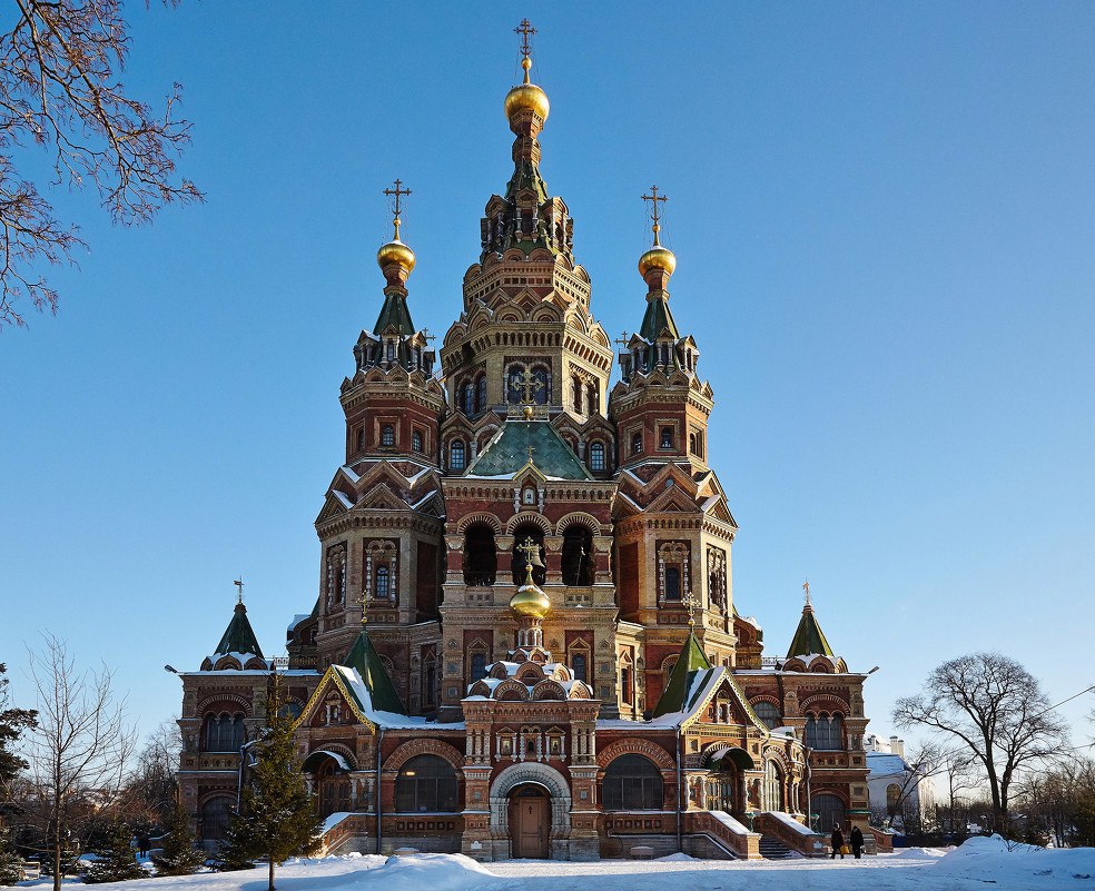 Собор Петра и Павла в Петергофе. Император Александр III самолично определил место строительства ...