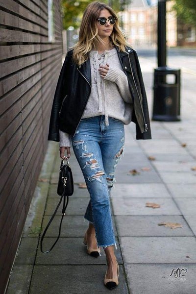 Street Style. Leather Jacket. - 3