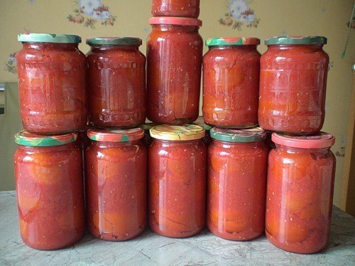 Сладкие помидоры в собственном соку. #закрутки #заготовки #консервация3 кг помидоров (мелких) 2 кг ...