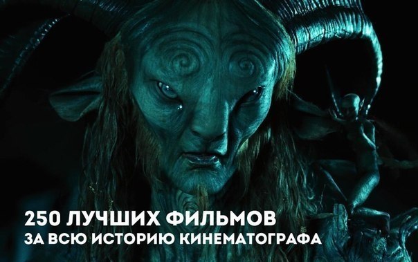 250 лучших фильмов за всю историю кинематографа.Будет, что посмотреть вечером!1. Апокалипсис ...