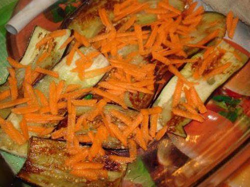 Запечённое соте с баклажанами и мясом. Очень вкусное блюдо. Наверное одно из моих любимых овощных ... - 2