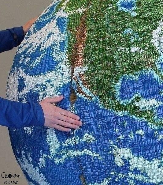 Глобус из спичек