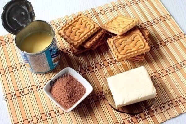 Пирожное «Картошка» из печенья.Этот вариант пирожного