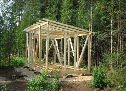 Бытовка своими руками.Бытовка является подсобным помещением в виде небольшого домика, где можно ... - 5