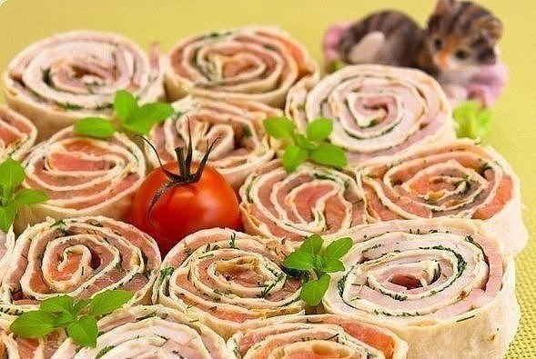 Закусочные рулеты из КРАСНОЙ РЫБЫ (6 рецептов): #закуска 1. Закуска «Нежность Дракона» Гости на ... - 4