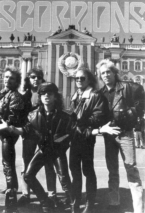 Scorpions в СССР. Ветер перемен петь будут.. ... | История в фото ...