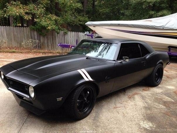 Matte Black 1968 Camaro