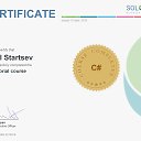 This is to certify that 
Danil Startsev 
has successfully completed the 
# Tutorial ourse. 
https://www.sololearn.com/Certificate/1080-3275919/pdf/   SoloLearn