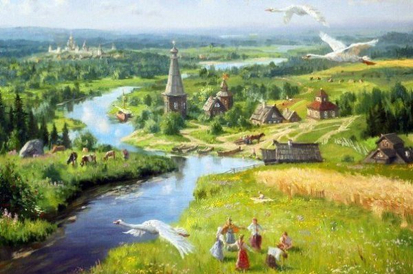 Окунемся в старину... Художник Владимир Жданов. #just_travel #туризм #путешествия - 5